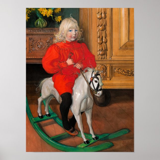 Porträtt i Casimir Laurin, Murre av Carl Larsson Poster (Framsidan)