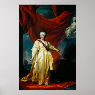 Porträtt i Catherine II Poster