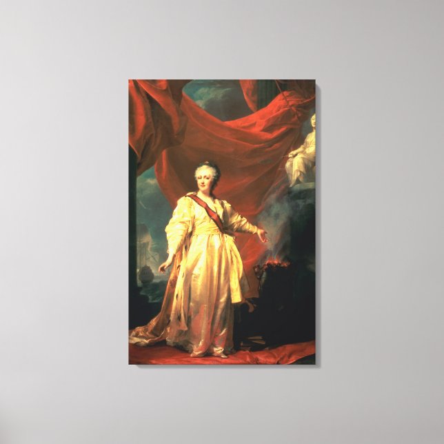 Porträtt i Catherine, Underbaren som Lawgiver Canvastryck (Framsida)