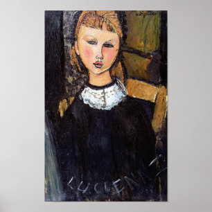 Porträtt i Ceroni, Modigliani Poster