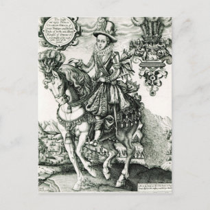 Porträtt i Charles I som prins Vykort