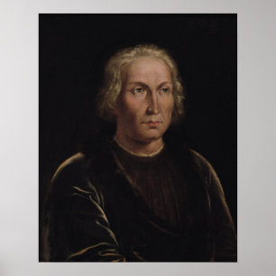 Porträtt i Christopher Columbus Poster
