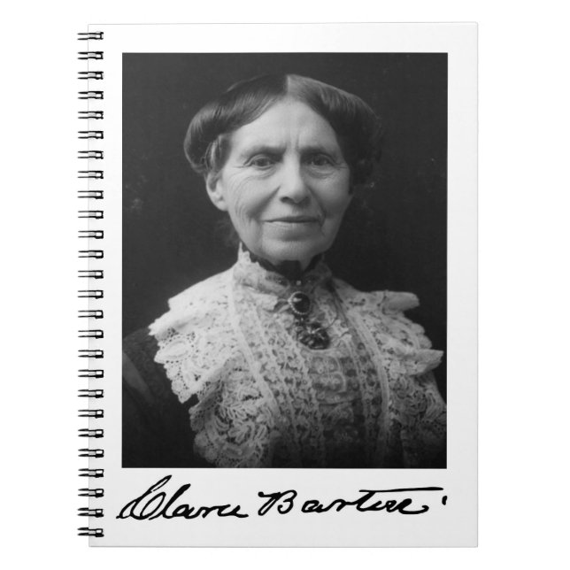 Porträtt i Clara Barton Anteckningsbok (Framsidan)