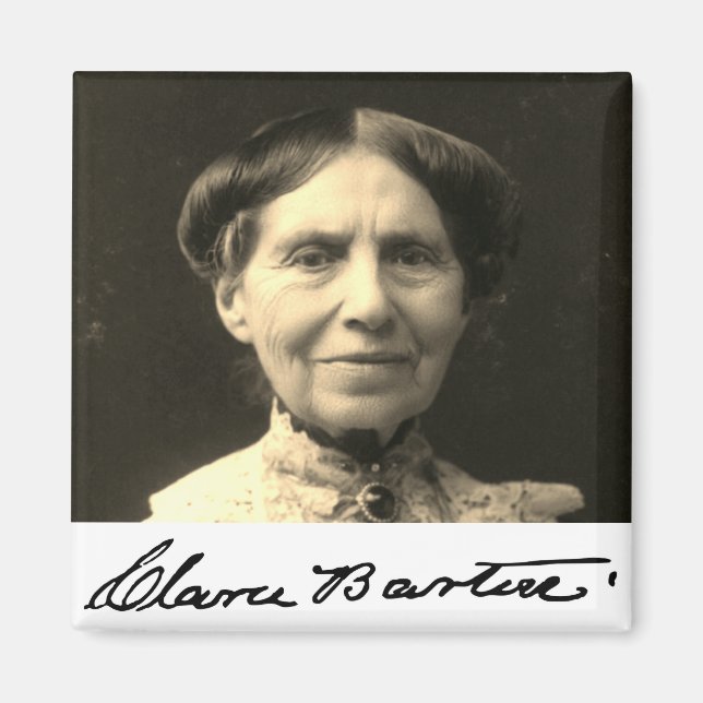 Porträtt i Clara Barton Magnet (Framsidan)