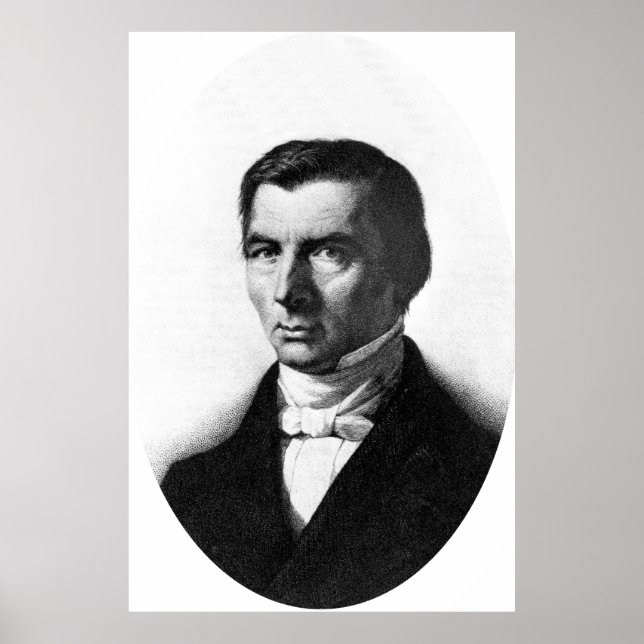 Porträtt i Classial Liberal Frederic Bastiat Poster (Framsidan)