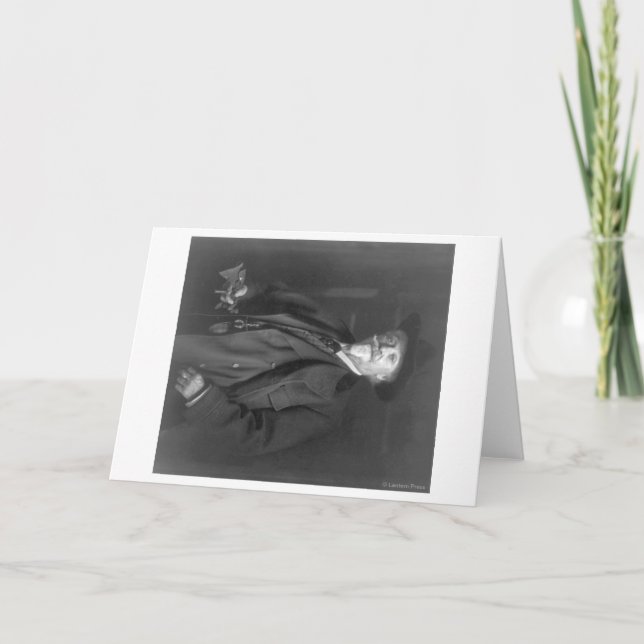 Porträtt i Cody-fotot "Buffalo Bill" Kort (Framsida)