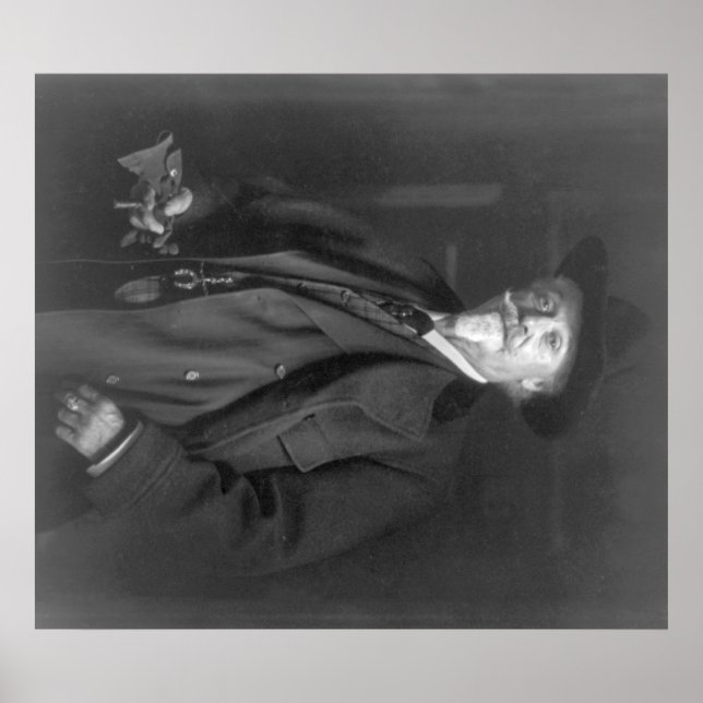 Porträtt i Cody-fotot "Buffalo Bill" Poster (Framsidan)