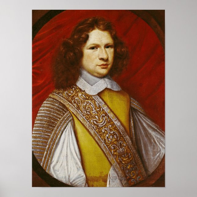 Porträtt i Coeffier de Ruze d'Effiat Marquis Poster (Framsidan)