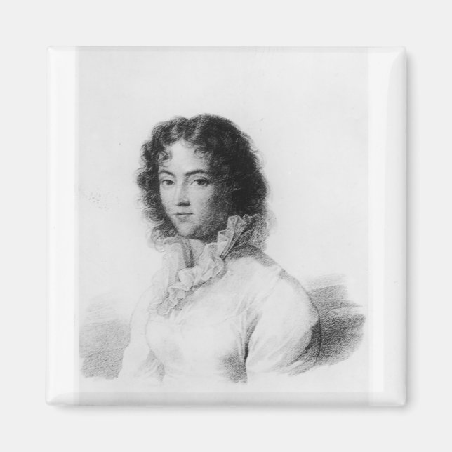 Porträtt i Constanze Mozart 1828 Magnet (Framsidan)