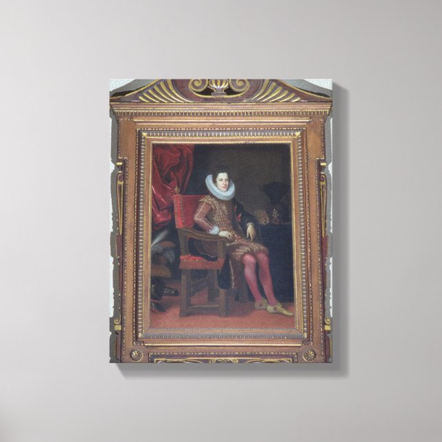 Porträtt i Cosimo II de'Medici (1590-1621) (olja o Canvastryck (Framsida)