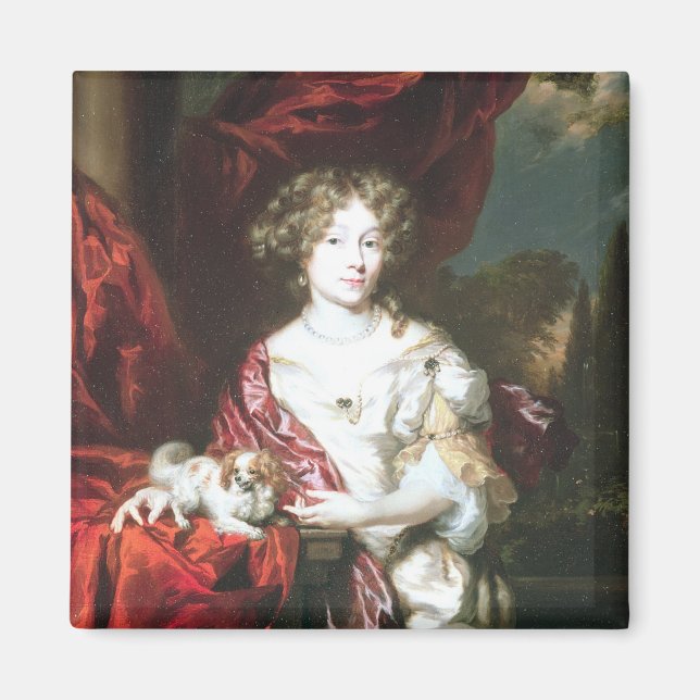 Porträtt i Dam, 1677 Magnet (Framsidan)