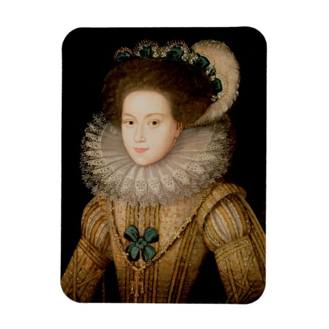 Porträtt i Dam, eventuellt Mary Queen of Scots ( Magnet (Vertikal)