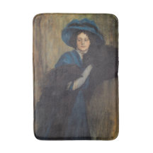 Porträtt i Dam i blått (Raimundo de Madrazo)