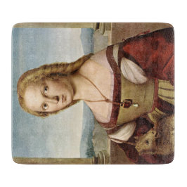 Porträtt i Dam med en Unicorn (Raphael)