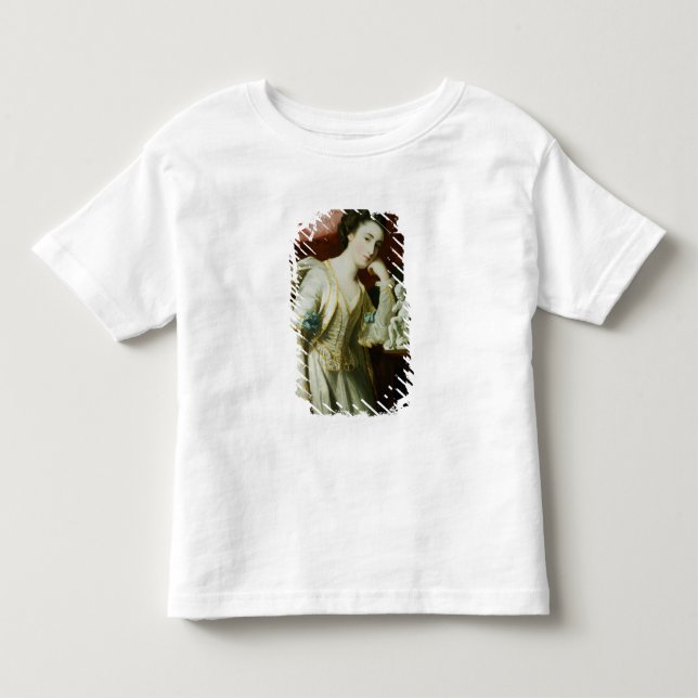 Porträtt i Dam med statuett Cupid Tee (Framsida)