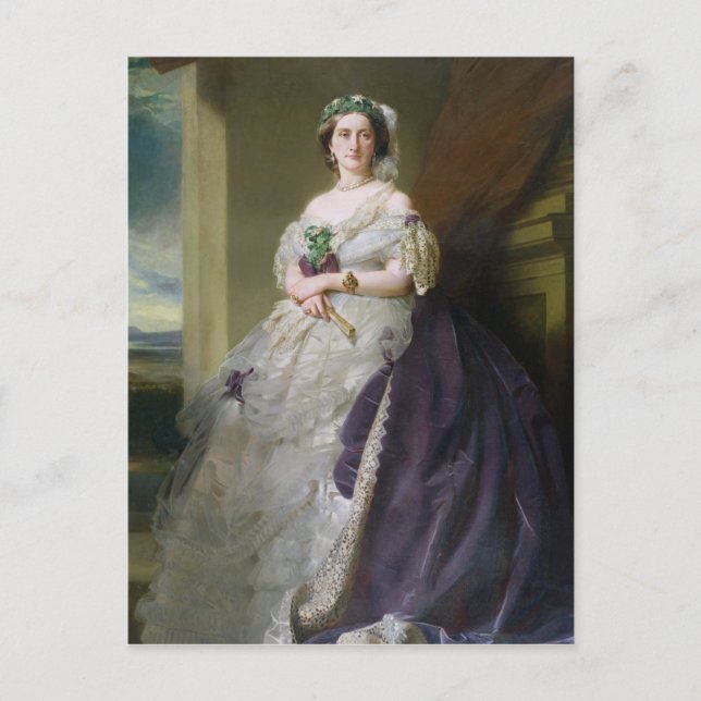 Porträtt i Dam Middleton , 1863 Vykort (Framsida)