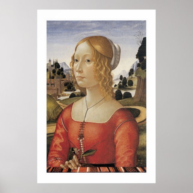 PORTRÄTT i DAM Poster (Framsidan)