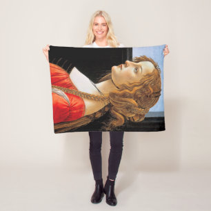 Porträtt i Dam, Sandro Botticelli Fleecefilt