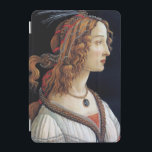 Porträtt i Dam, Sandro Botticelli iPad Mini Skydd<br><div class="desc">Sandro Botticelli (1445-17 maj, 1510) var en italiensk målare på Renaissancen Tidigt. Han var medlem i Florentine School under Lorenzo de'Medicis beskydd, en rörelse som Giorgio Vasari mindre än hundra år senare skulle karakterisera i sin botticellis Vita som "gyllene ålder". Botticellis postumma rykte var känt ända till slutet av 1800-talet,...</div>
