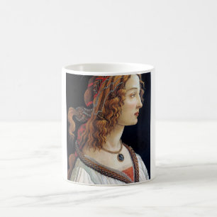 Porträtt i Dam, Sandro Botticelli Kaffemugg