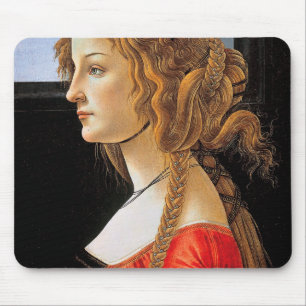 Porträtt i Dam, Sandro Botticelli Musmatta