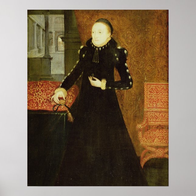 Porträtt i Dam, som trodde att det var Katherine,  Poster (Framsidan)