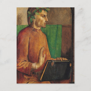 Porträtt i Dante Alighieri , c.1475 Vykort