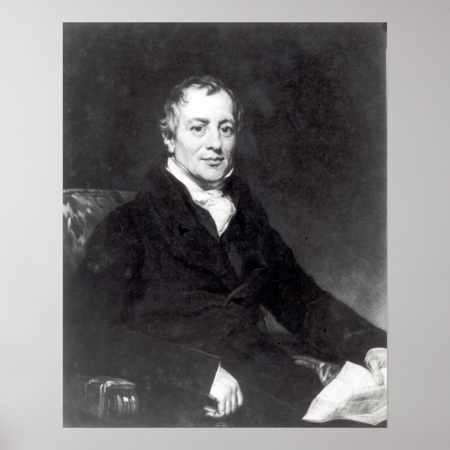 Porträtt i David Ricardo Poster (Framsidan)