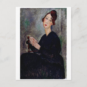 Porträtt i Dedie, Modigliani Vykort