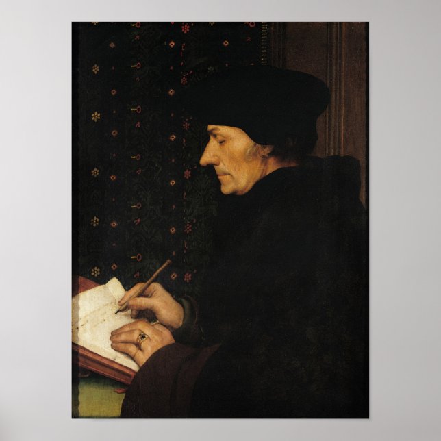 Porträtt i Desiderius Erasmus Poster (Framsidan)