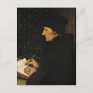Porträtt i Desiderius Erasmus Vykort