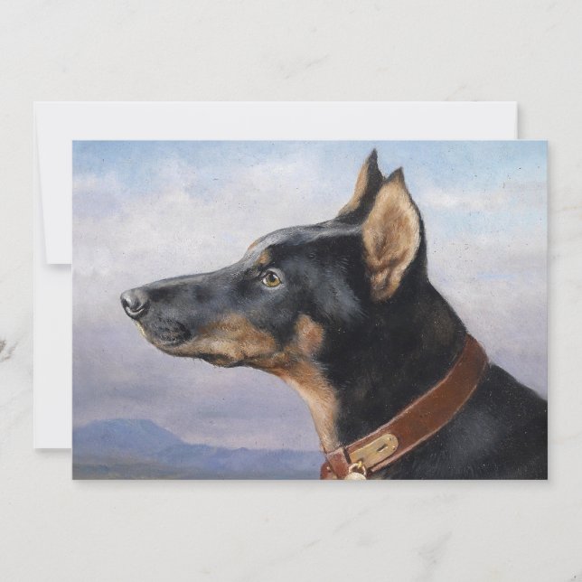 Porträtt i Doberman | Carl Reichert (Framsida)