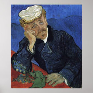 Porträtt i Doktor Gachet, Vincent van Gogh Poster