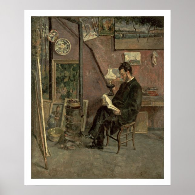 Porträtt i Doktor Martinez, 1878 (olja på arbetsyt Poster (Framsidan)