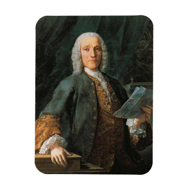 Porträtt i Domenico Scarlatti Magnet (Vertikal)