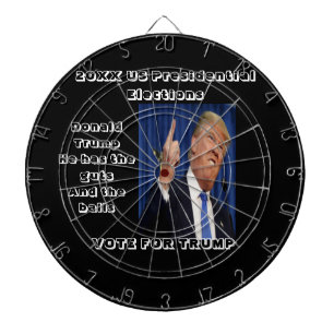 Porträtt i Donald Trump Piltavla