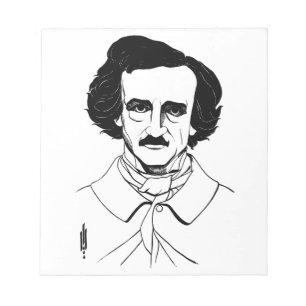Porträtt i Edgar Allan Poe Anteckningsblock