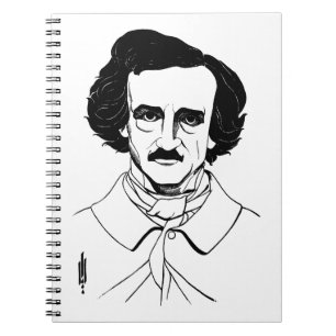 Porträtt i Edgar Allan Poe Anteckningsbok