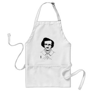 Porträtt i Edgar Allan Poe Förkläde