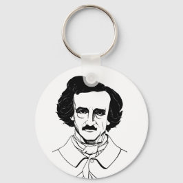 Porträtt i Edgar Allan Poe Nyckelring