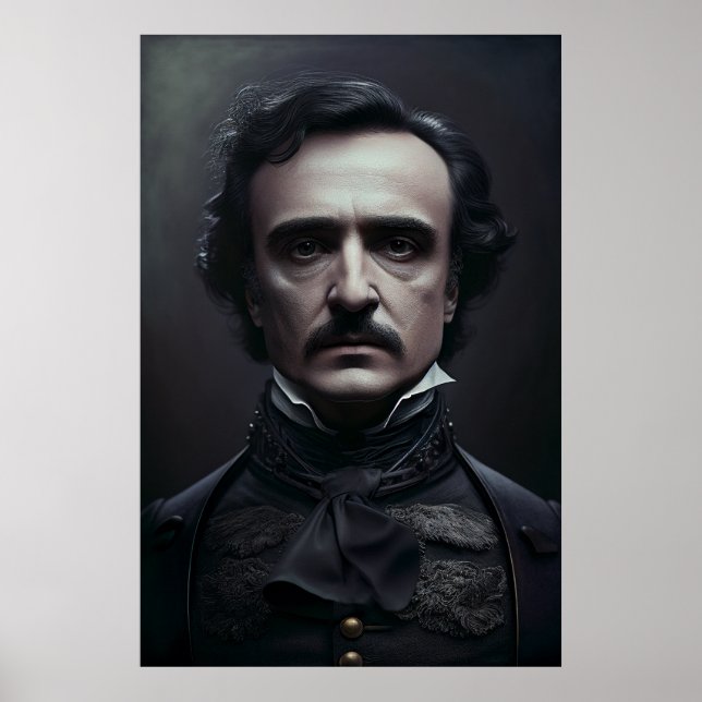 Porträtt i Edgar Allan Poe Poster (Framsidan)