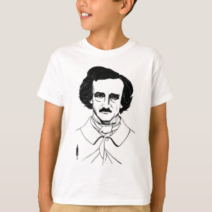 Porträtt i Edgar Allan Poe Tee