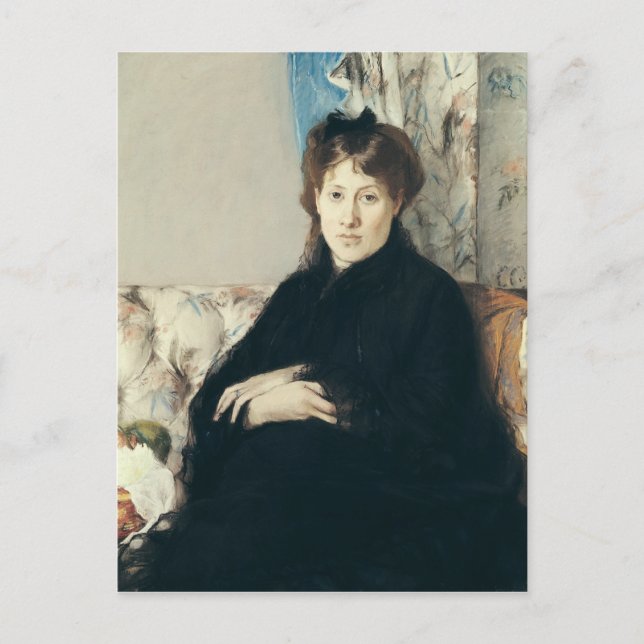 Porträtt i Edma Pontillon 1871 Vykort (Framsida)