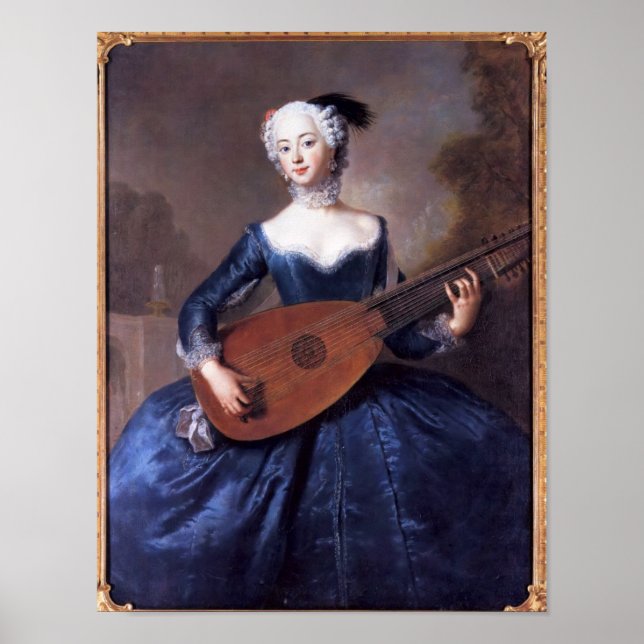 Porträtt i Eleonore Louise Albertine Poster (Framsidan)