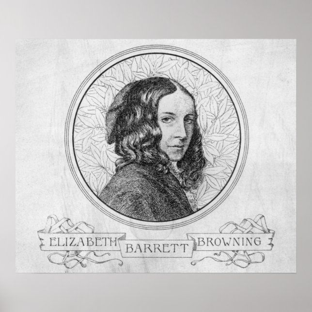 Porträtt i Elizabeth Barrett Browning Poster (Framsidan)