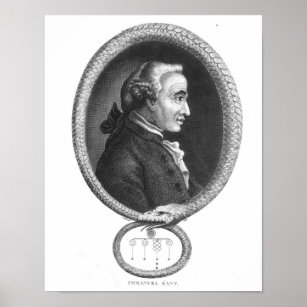 Porträtt i Emmanuel Kant 2 Poster