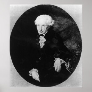 Porträtt i Emmanuel Kant Poster