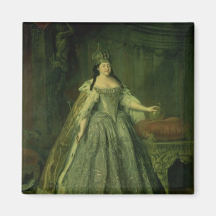 Porträtt i Empress Anna Ivanovna 1730 Magnet