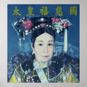 Porträtt i Empress Dowager Cixi Poster