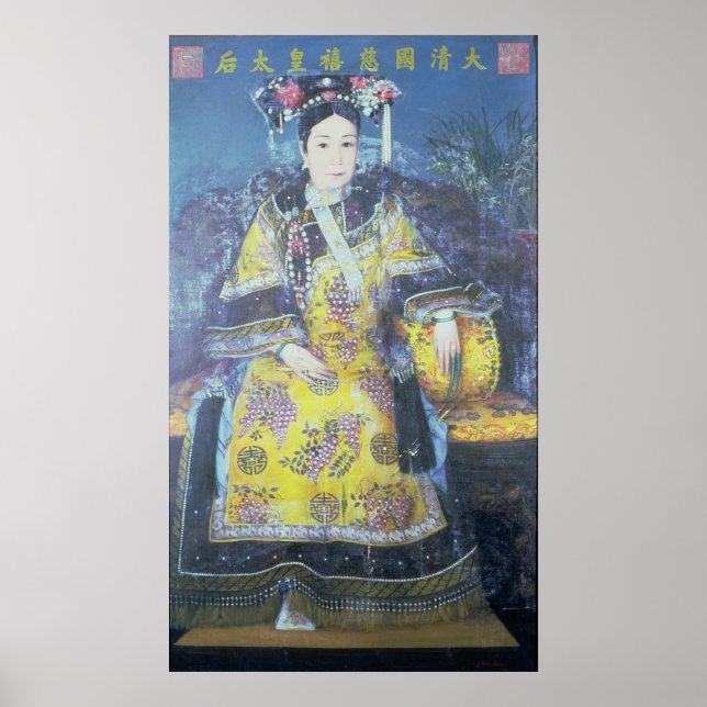 Porträtt i Empress Dowager Cixi Poster (Framsidan)